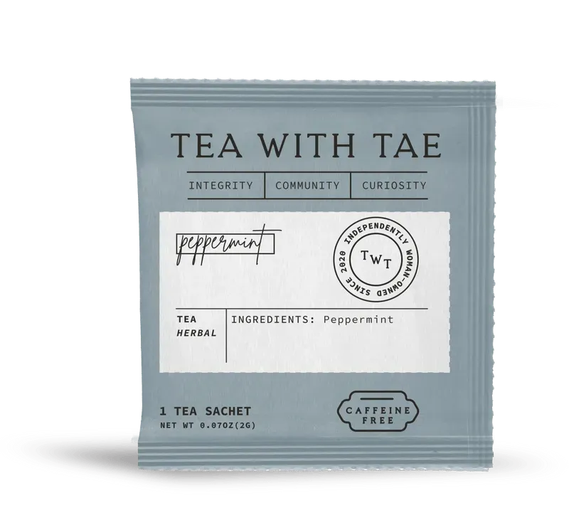 Tea with Tae Peppermint myntete 50 breve koffeinfri