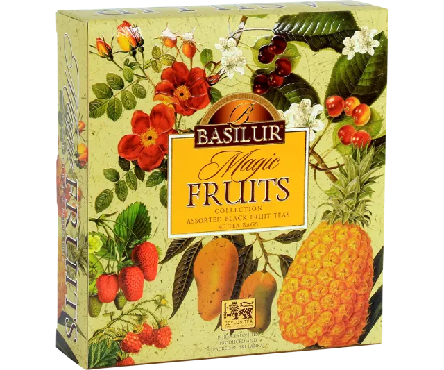 Basilur Magic Fruits Assortment frugtte 40 breve frisk frugt