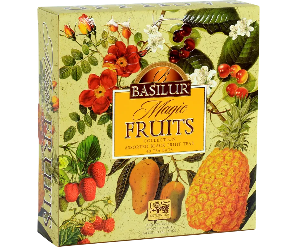 Basilur Magic Fruits Assortment frugtte 40 breve frisk frugt