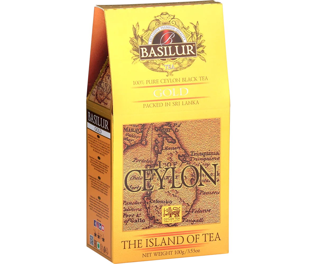 Basilur Island of Tea Gold sort te 100g refill