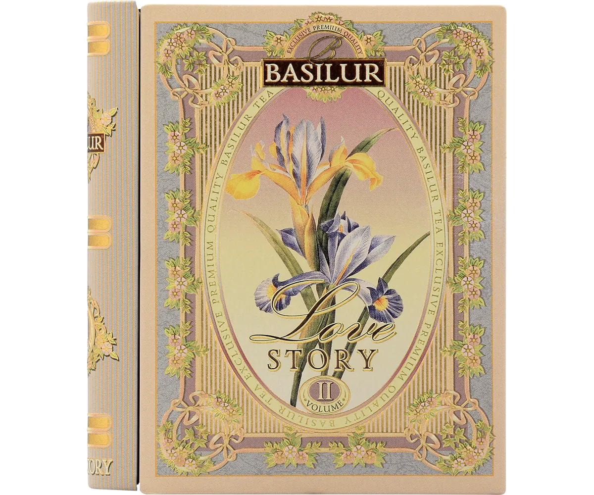 Basilur Love Story II mandel rose te 5 breve minibog