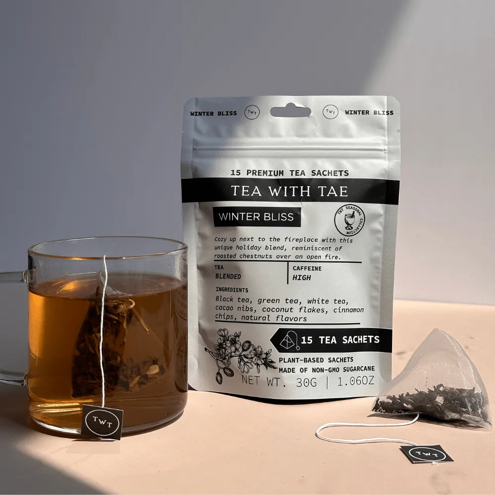 Tea with Tae Winter Bliss Pouch te 15 breve chokolade