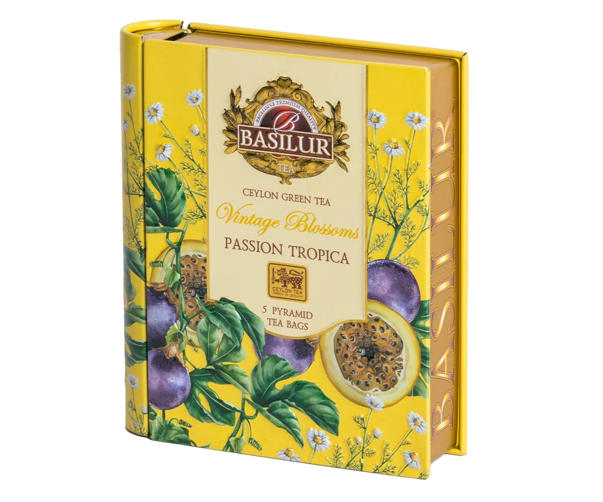 Basilur Vintage Blossoms Passion Tropical grøn te 5 breve