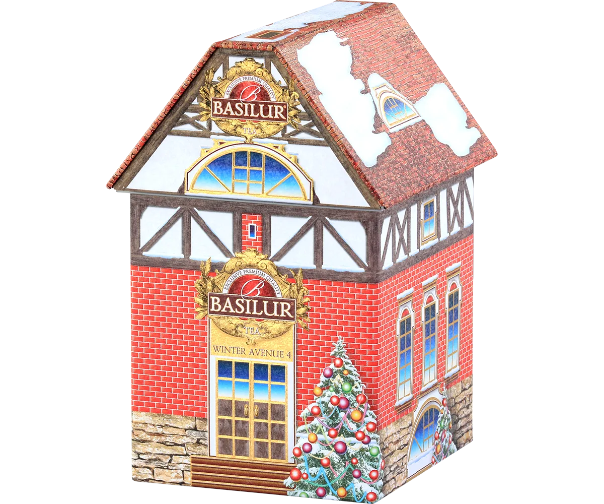 Basilur Winter Caramel Vanilla sort te dåse 100g