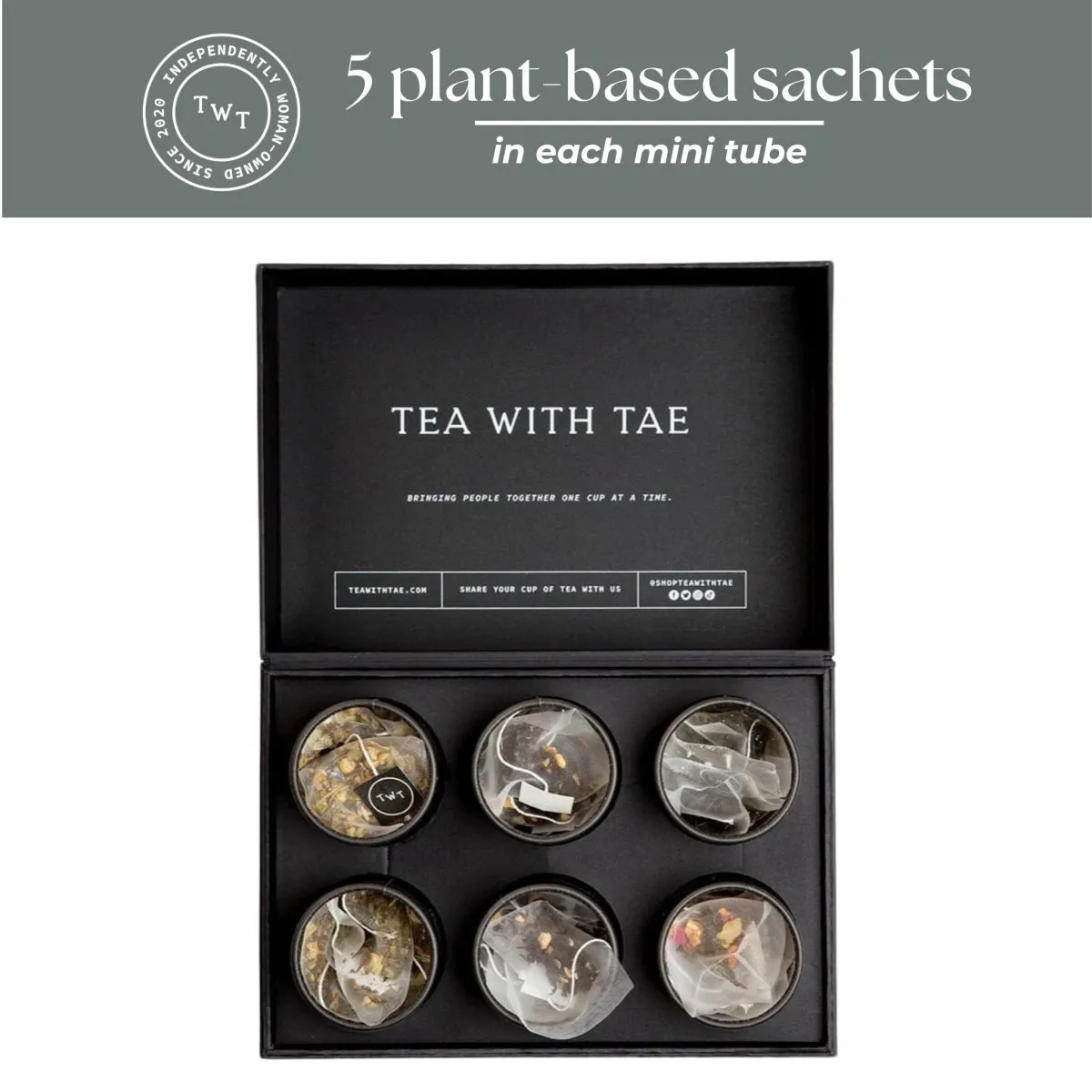 Tea with Tae Bestsellers Bento Box te 6-pak sort te gave