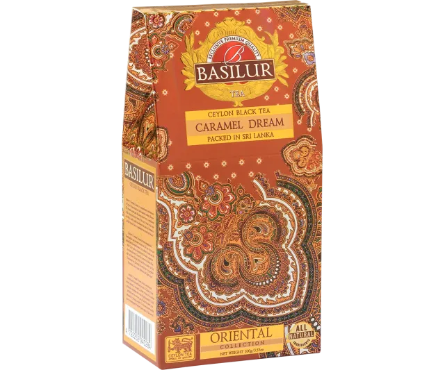 Basilur Caramel Dream sort te 100g løs karamel