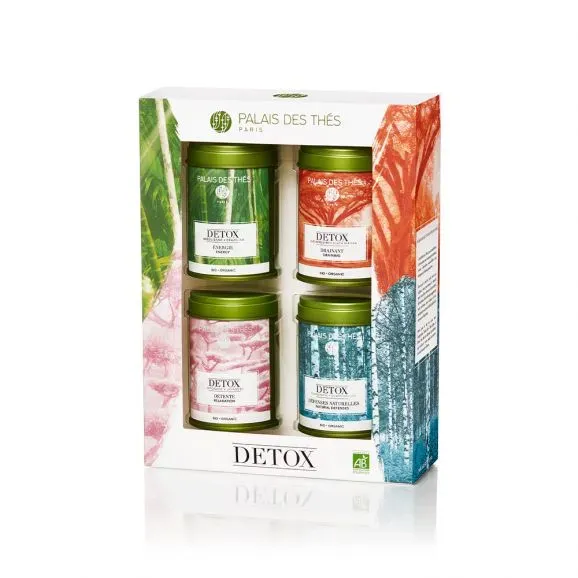 Palais des Thés Detox te 4 mini-dåser gaveæske
