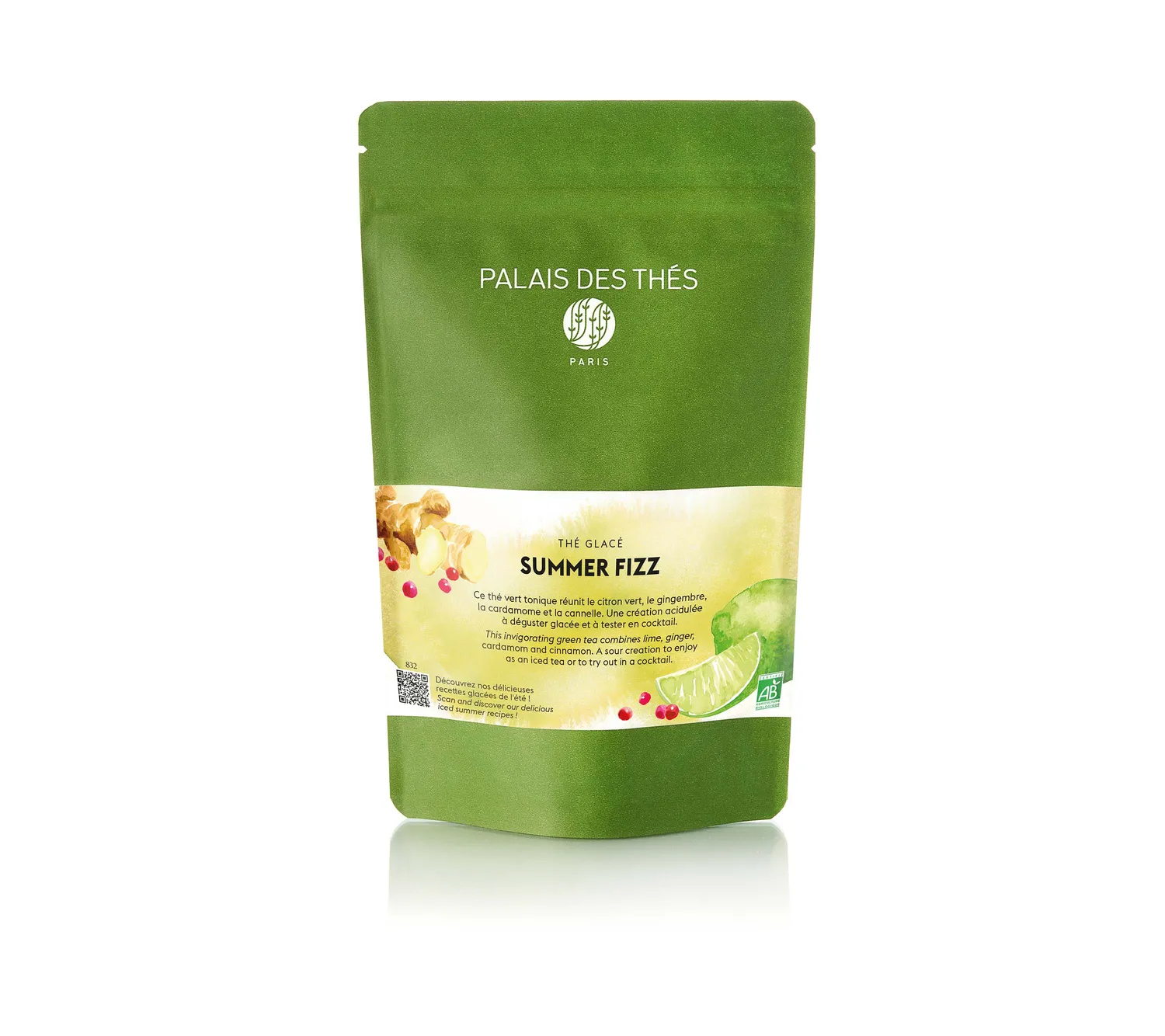Palais des Thés Summer Fizz grøn te 100 g lime-ingefær