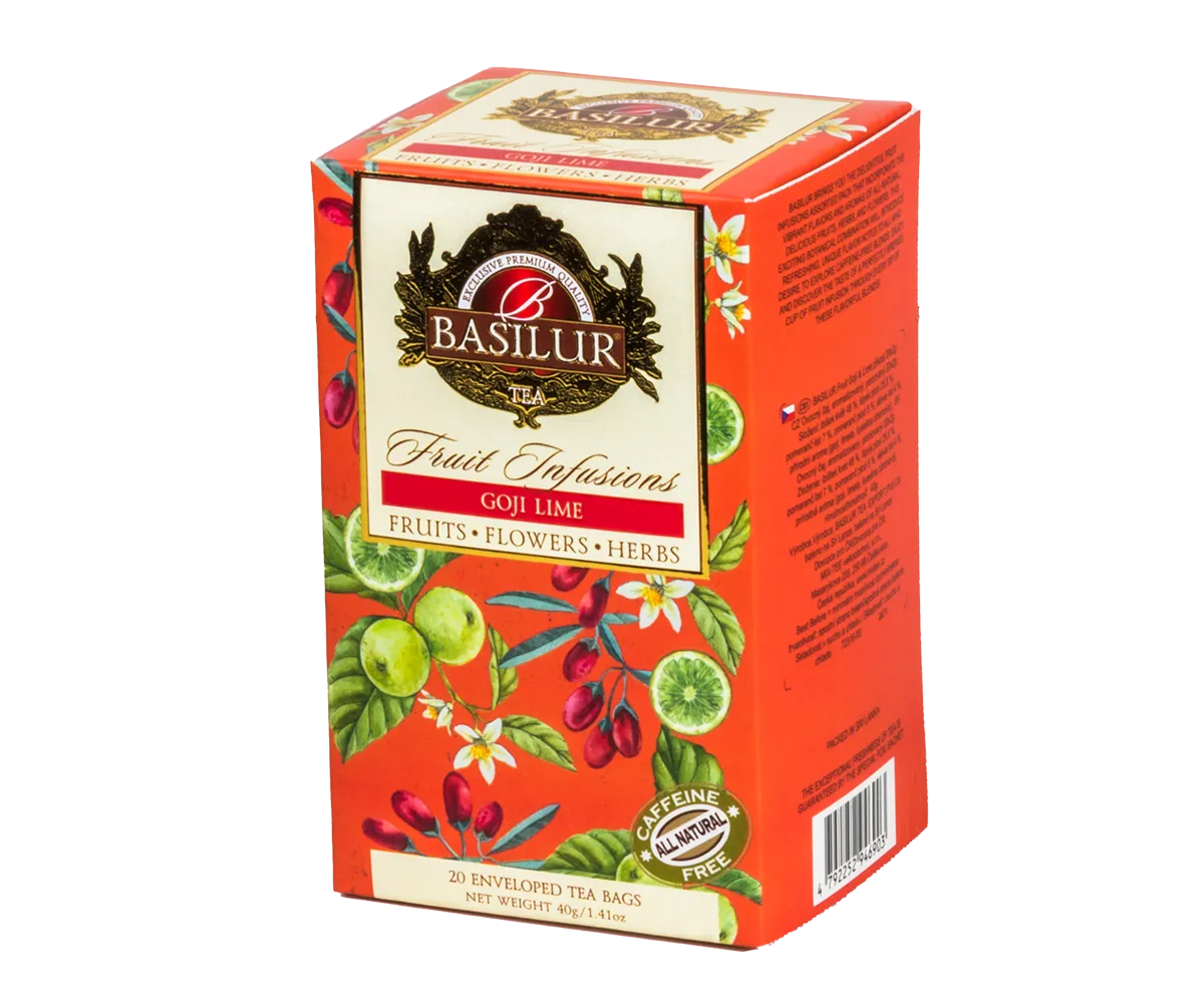 Basilur Magic Fruits Goji Lime frugtte 20 breve sød-sur