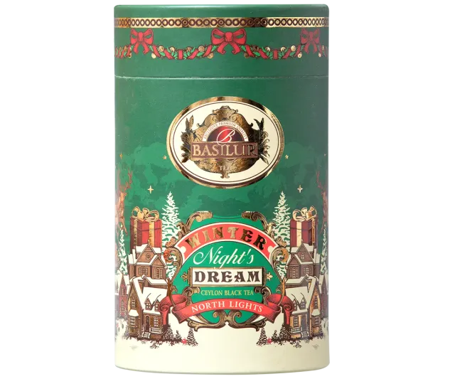 Basilur Winter North Lights sort te 75g vinter