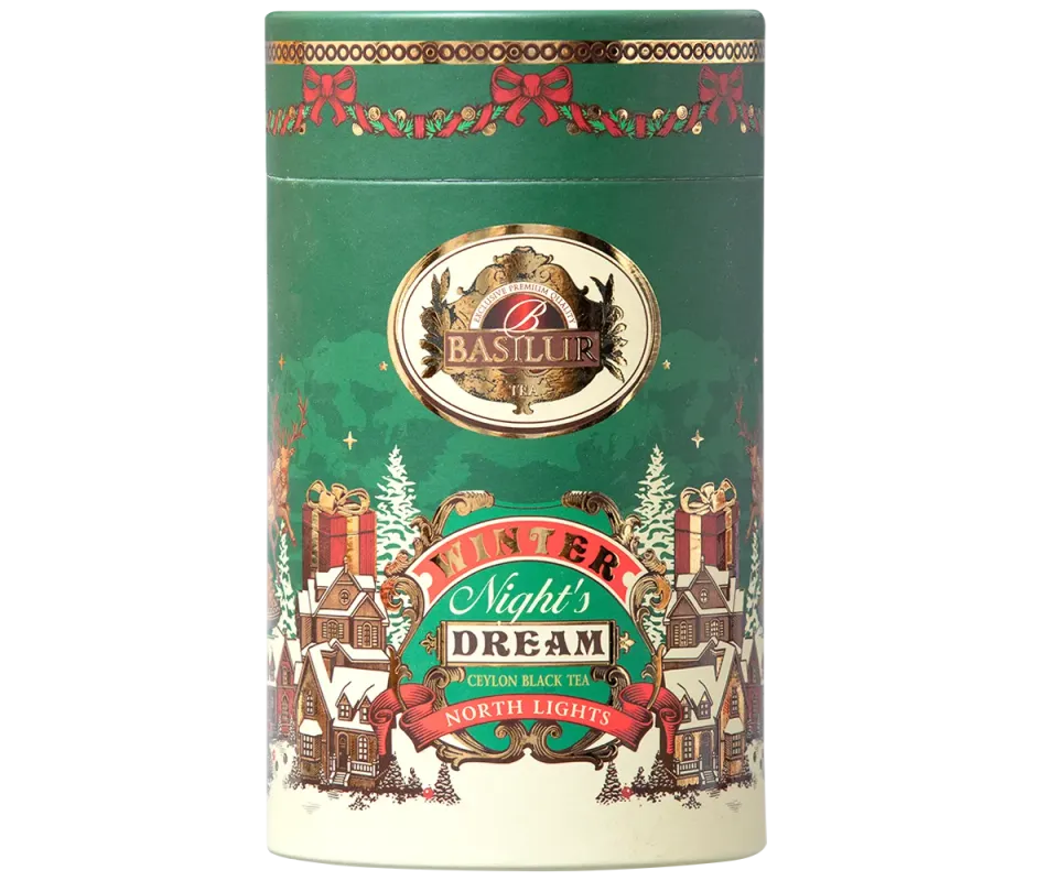 Basilur Winter North Lights sort te 75g vinter