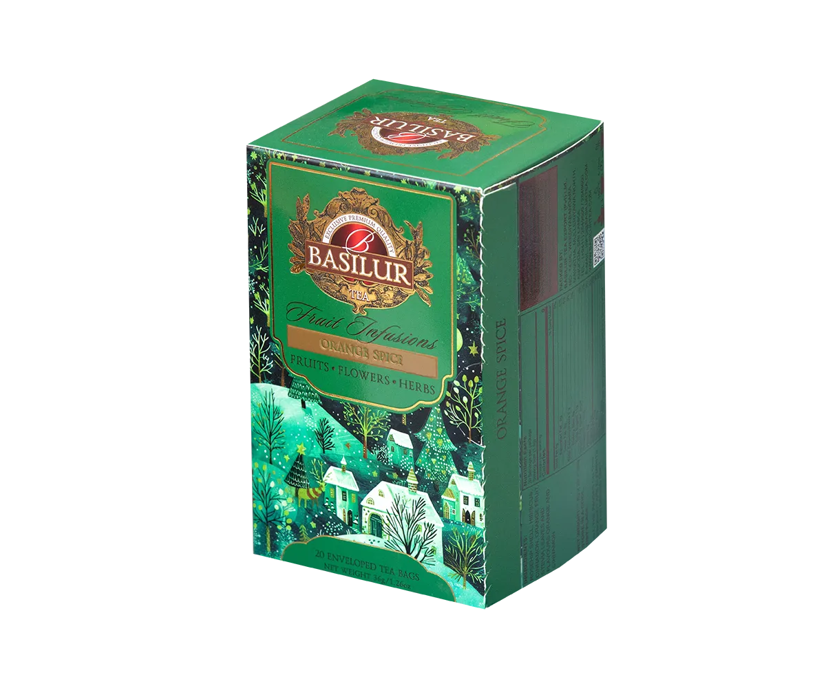 Basilur Fruit Infusions Orange Spice frugtte 20 breve