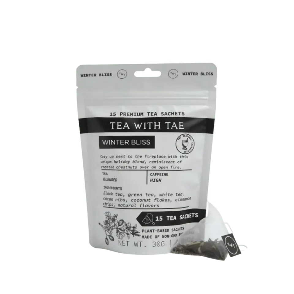 Tea with Tae Winter Bliss Pouch te 15 breve chokolade