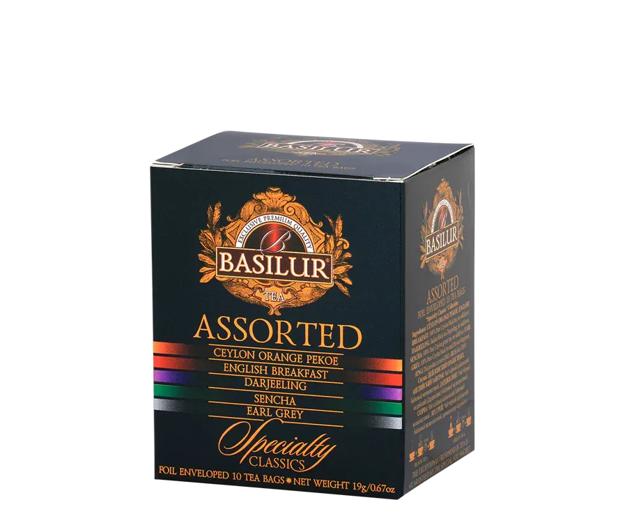Basilur Specialty Classics sort te 10 breve dåse