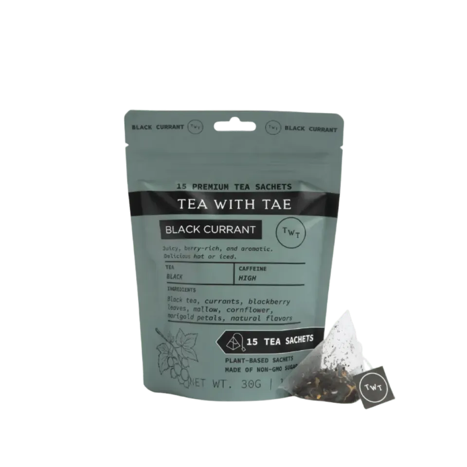Tea with Tae Black Currant tepose 15 breve solbær