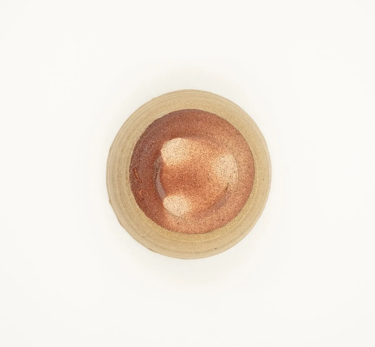 Tyst Te Karatsu Chawan matchaskål vintage okker