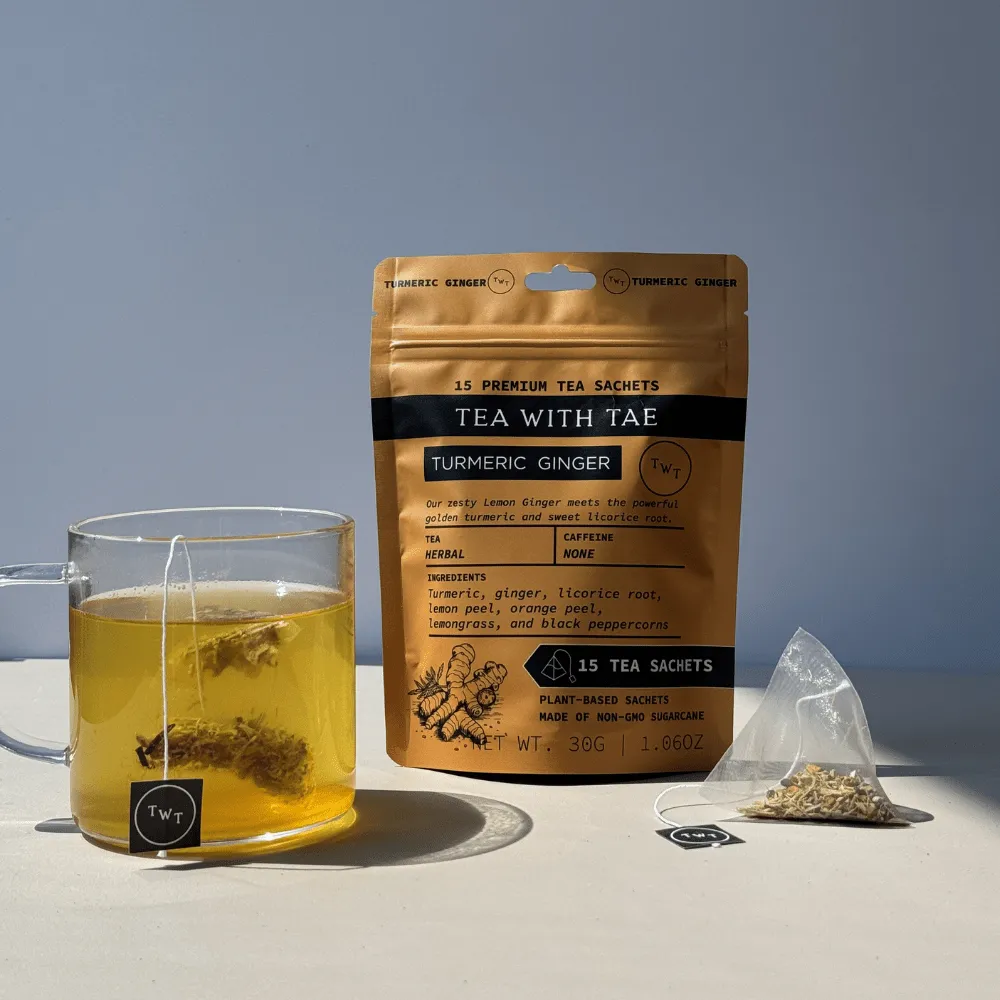 Tea with Tae Turmeric Ginger urtete 15 breve citrus