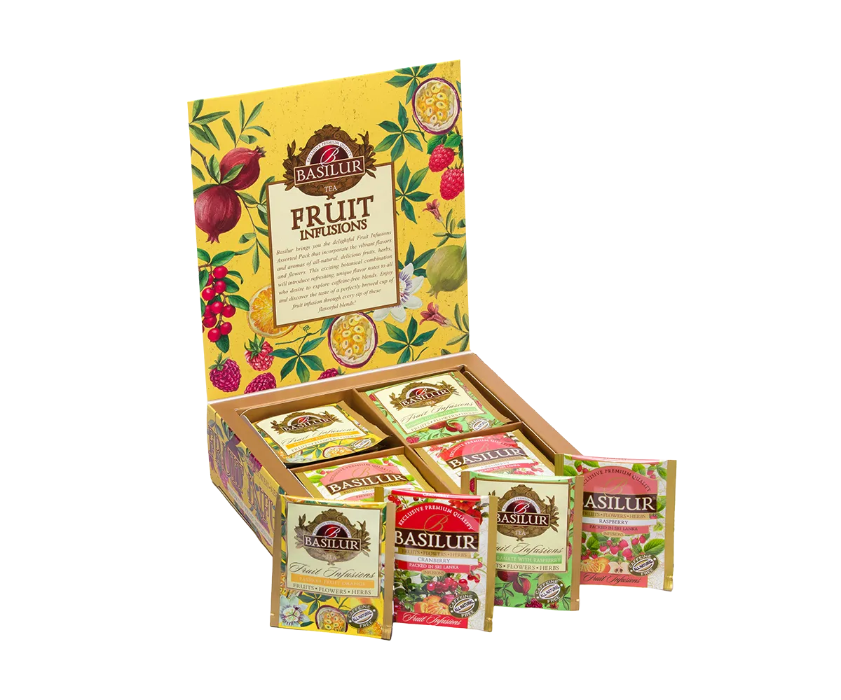 Basilur Fruit Infusions Vol III frugtte 40 breve koffeinfri