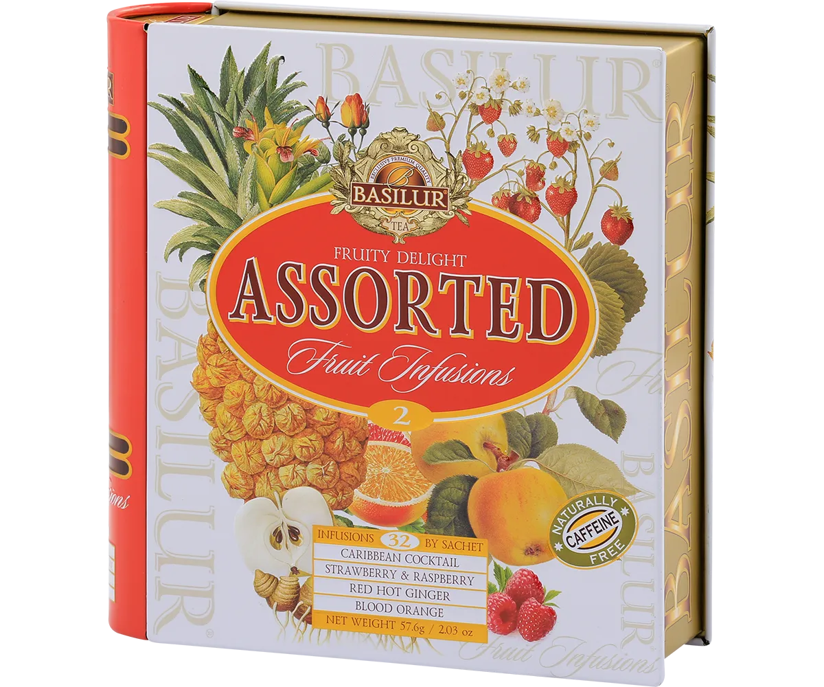 Basilur Fruity Delights frugt tebreve 32 stk 4 smage