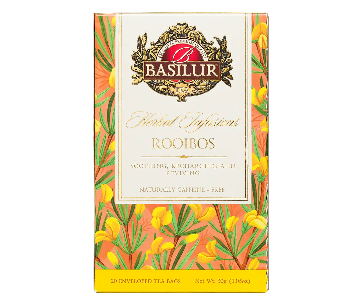 Basilur Herbal Infusions rooibos urtete 20 breve mild