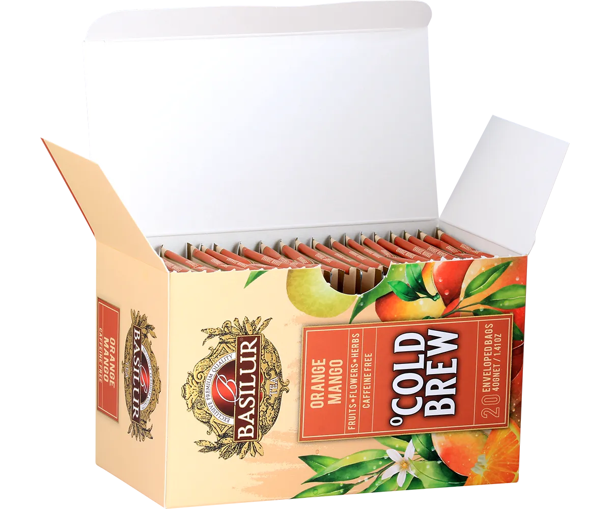 Basilur Cold Brew Orange Mango iste 20 breve appelsin mango