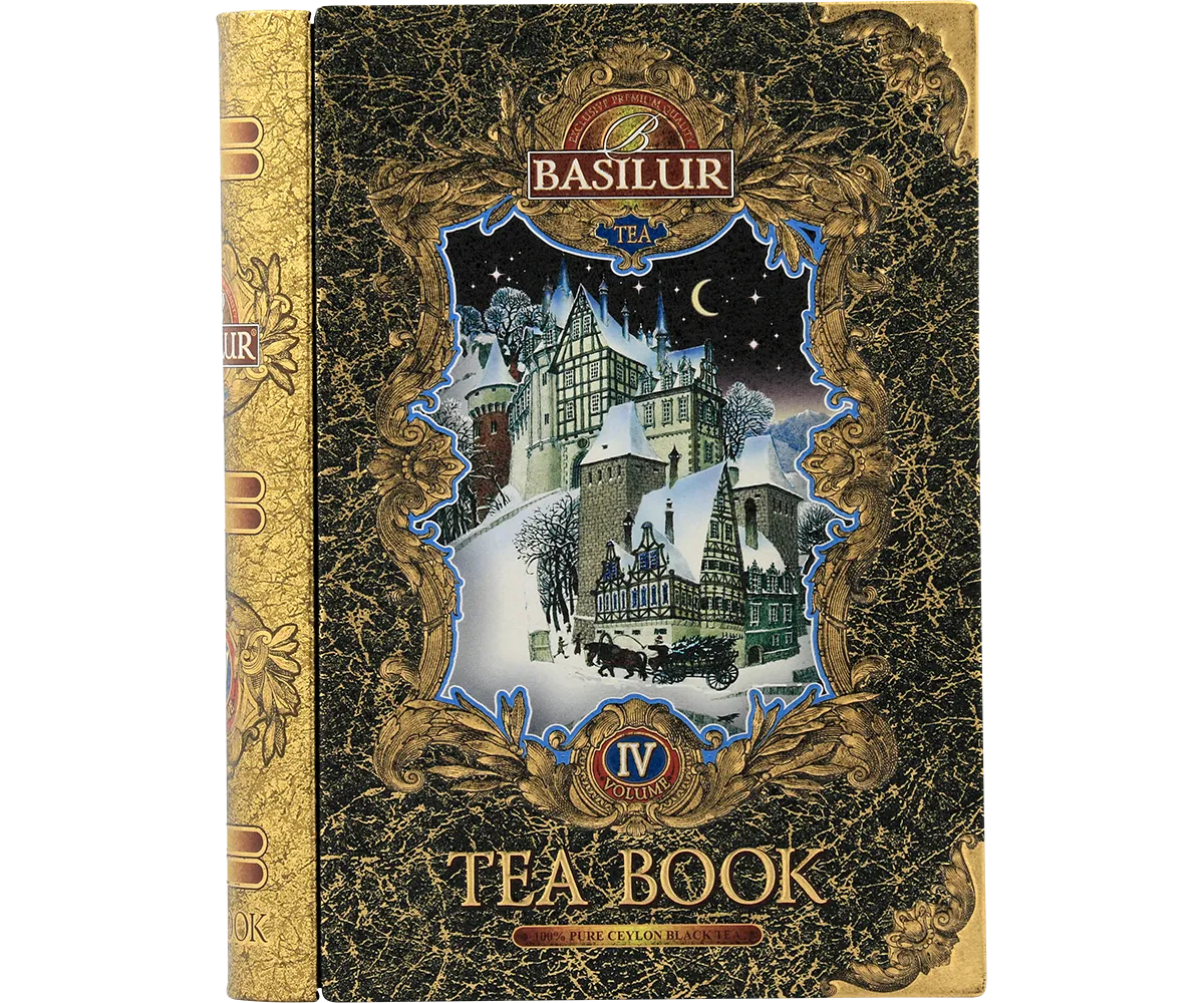 Basilur Tea Book IV Silver Tip sort te 100g tebog