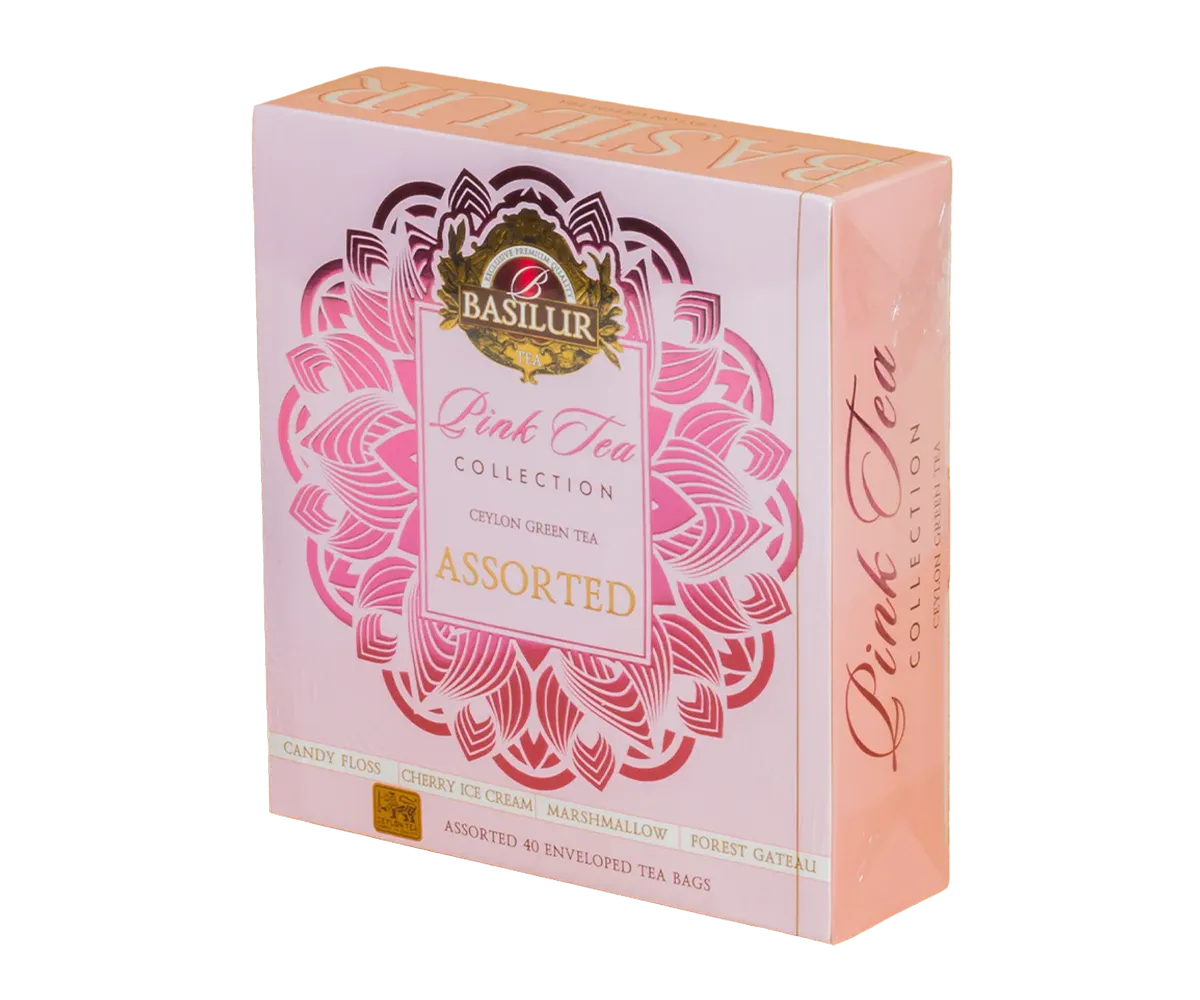 Basilur Pink Tea tebreve 40 stk 4 smage sød