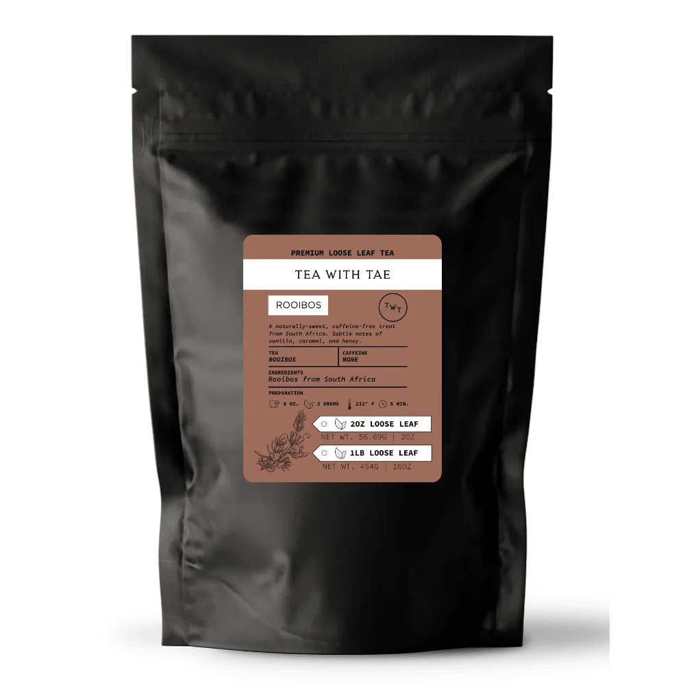 Tea with Tae Rooibos løs te 2 oz koffeinfri