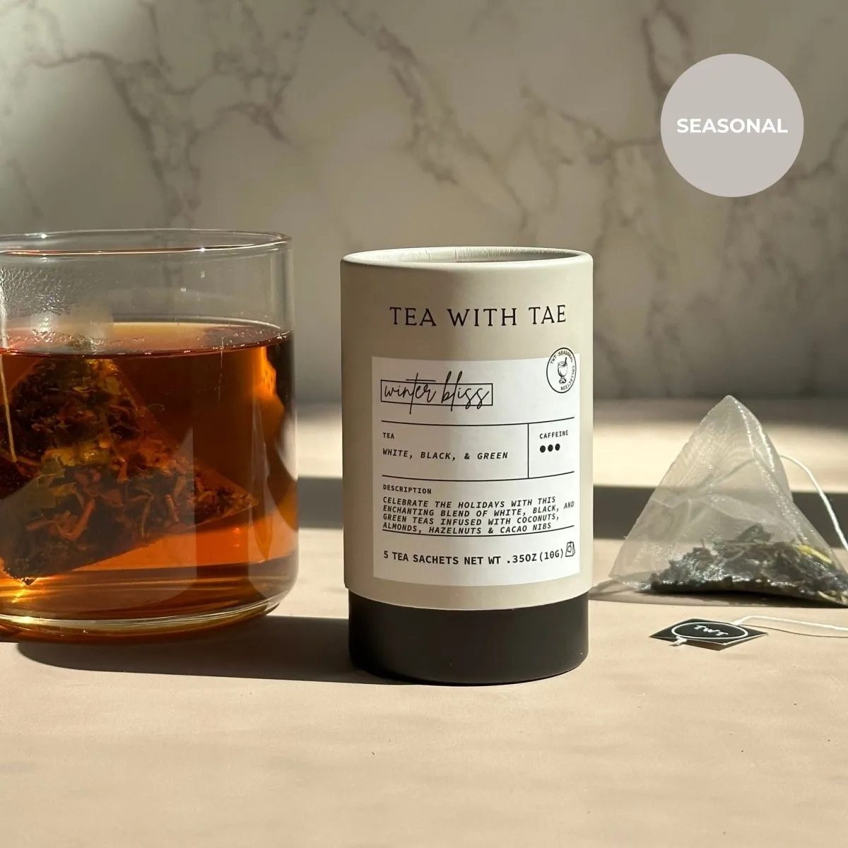 Tea with Tae Winter Bliss Mini Tube te 5 breve kakao
