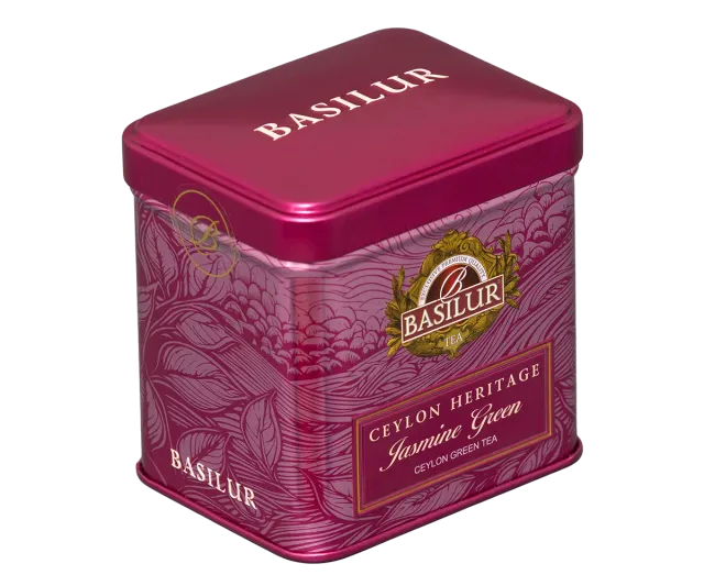 Basilur Ceylon Heritage jasmin grøn te 50g blomstret