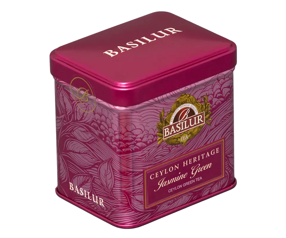 Basilur Ceylon Heritage jasmin grøn te 50g blomstret