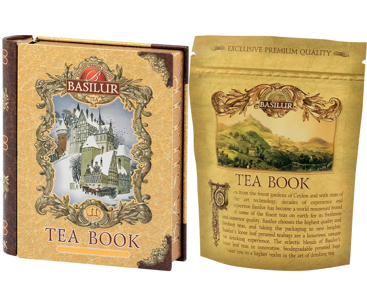 Basilur Mini Tea Book II papaya sort te 5 pyramidebreve