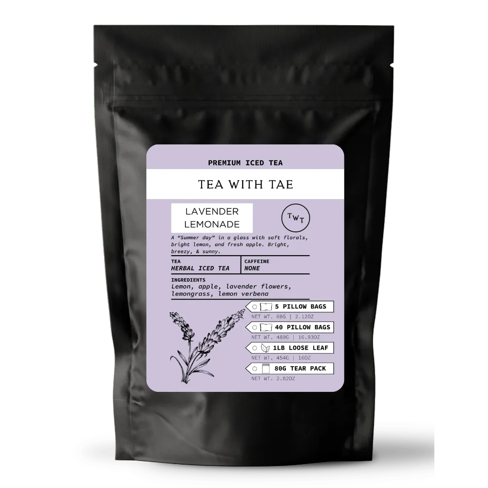 Tea with Tae Classic Black iste løs te 85g kraftig