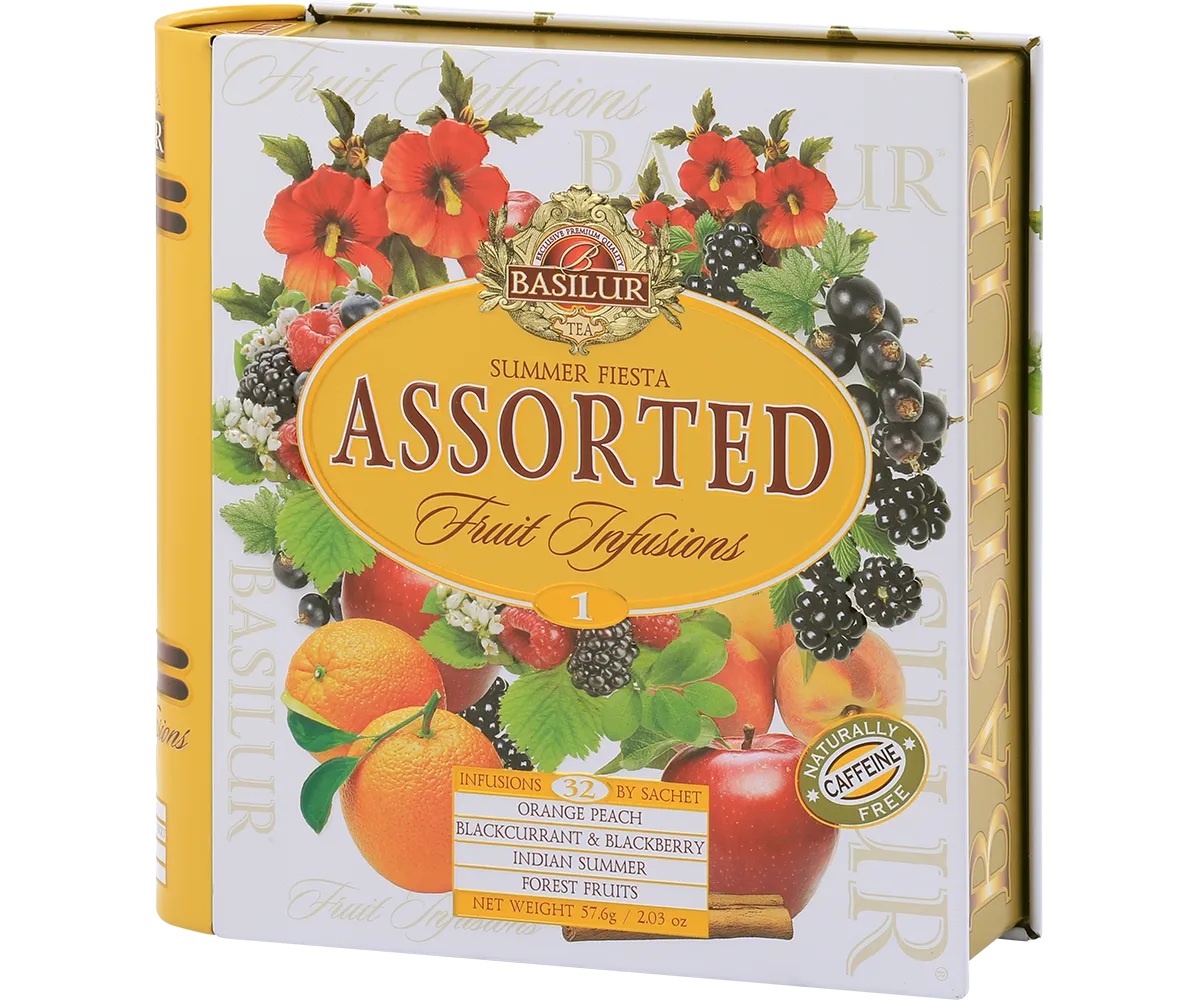 Basilur Summer Fiesta Tea Book frugtte 32 breve 4 smage