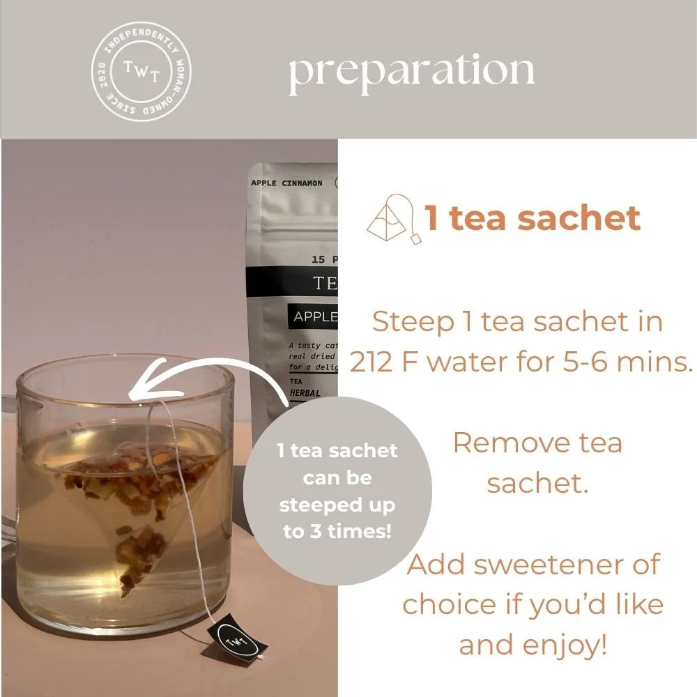 Tea with Tae Apple Cinnamon urtete 30 breve æble