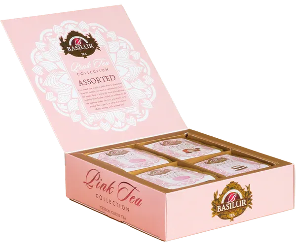 Basilur Pink Tea tebreve 40 stk 4 smage sød