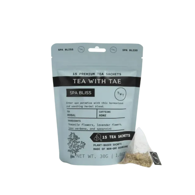 Tea with Tae Spa Bliss urtete 15 breve kamille