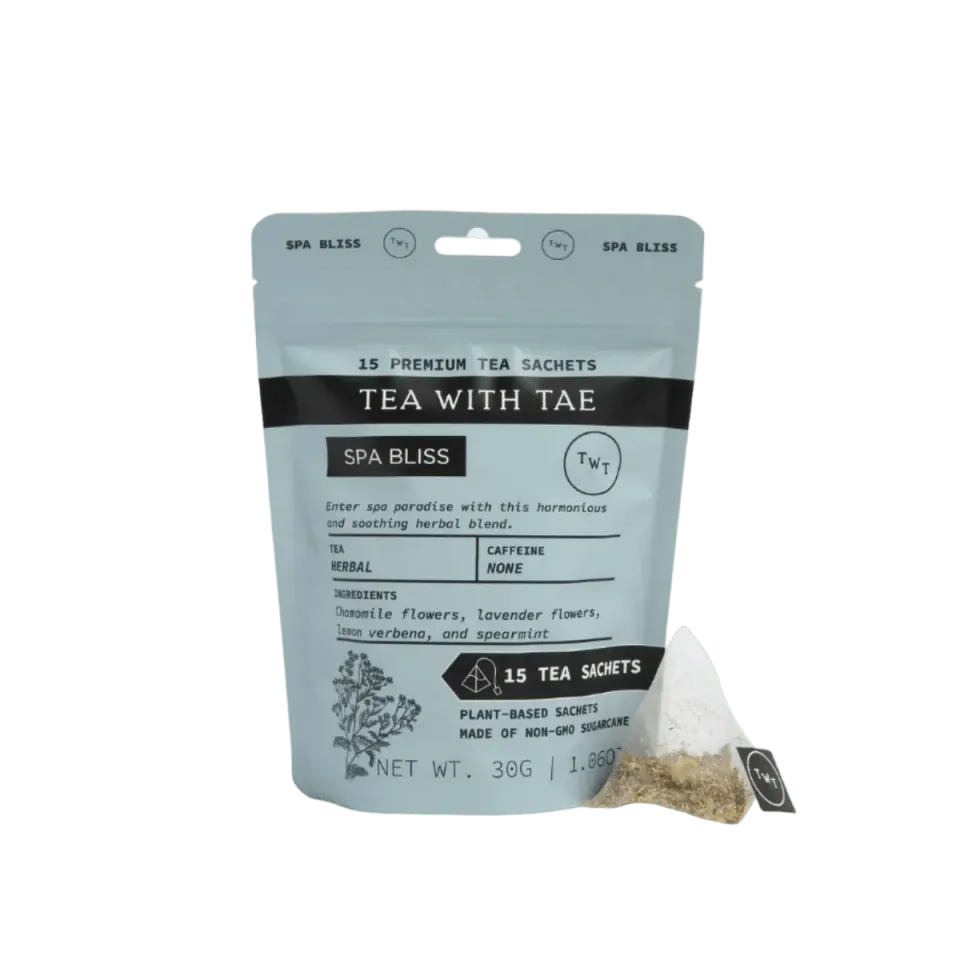 Tea with Tae Spa Bliss urtete 30 breve koffeinfri