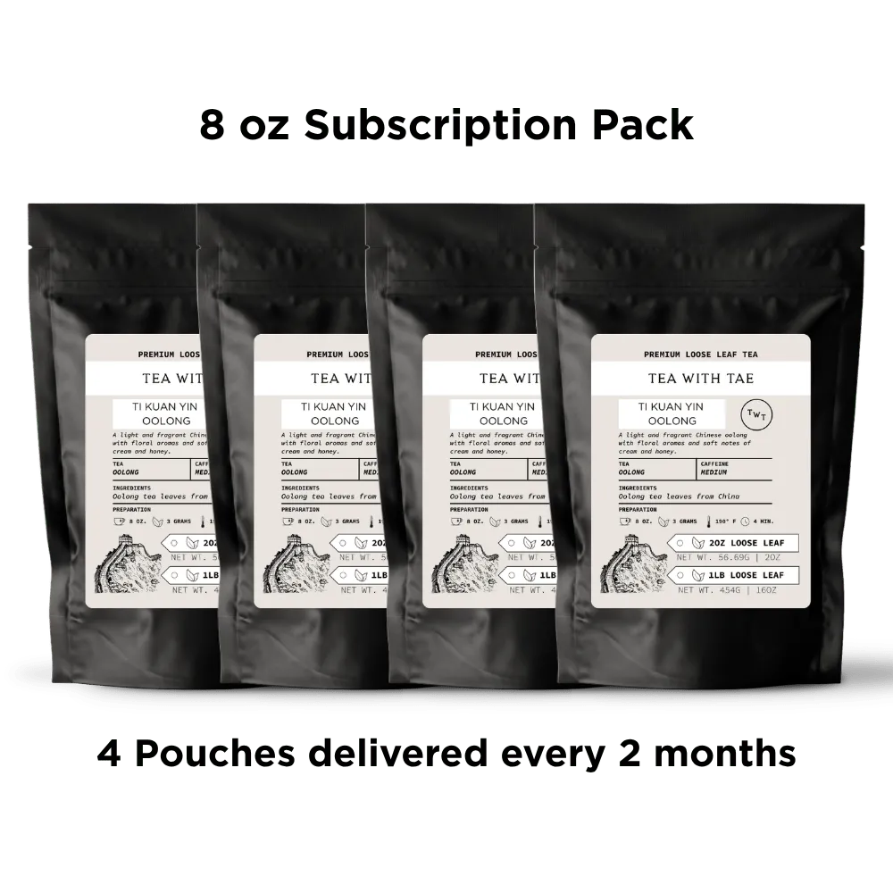 Tea with Tae Ti Kuan Yin oolong løs te 57g mild