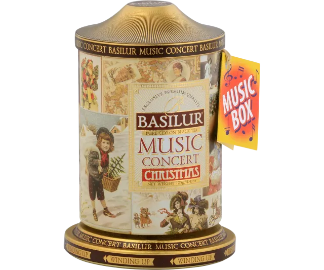 Basilur Music Concert Christmas sort te 100g julet