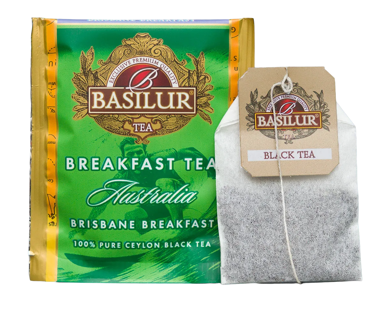 Basilur Breakfast Tea Australian Breakfast sort te 32 breve kraftig
