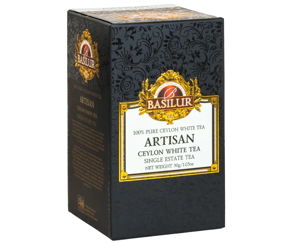 Basilur Artisan hvid te 30g højland sjælden