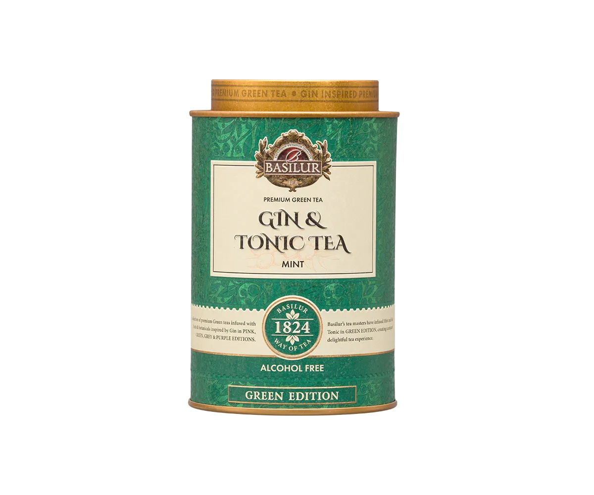 Basilur Gin Tea Green Edition grøn te 75g
