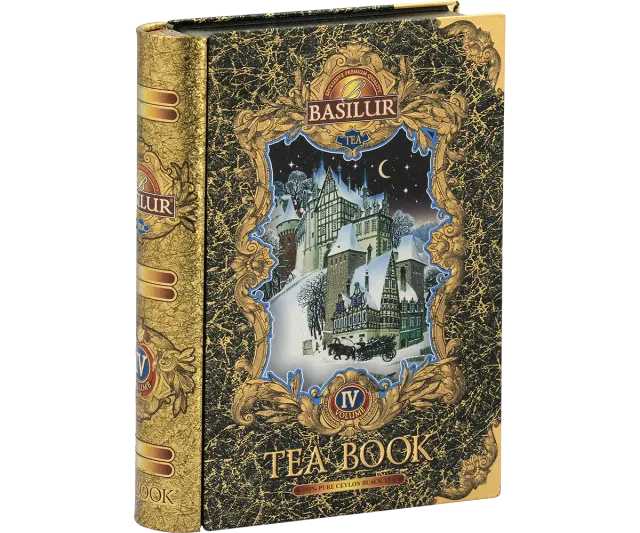 Basilur Tea Book IV Silver Tip sort te 100g tebog