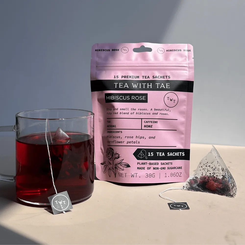 Tea with Tae Hibiscus Rose urtete 15 breve hibiskus