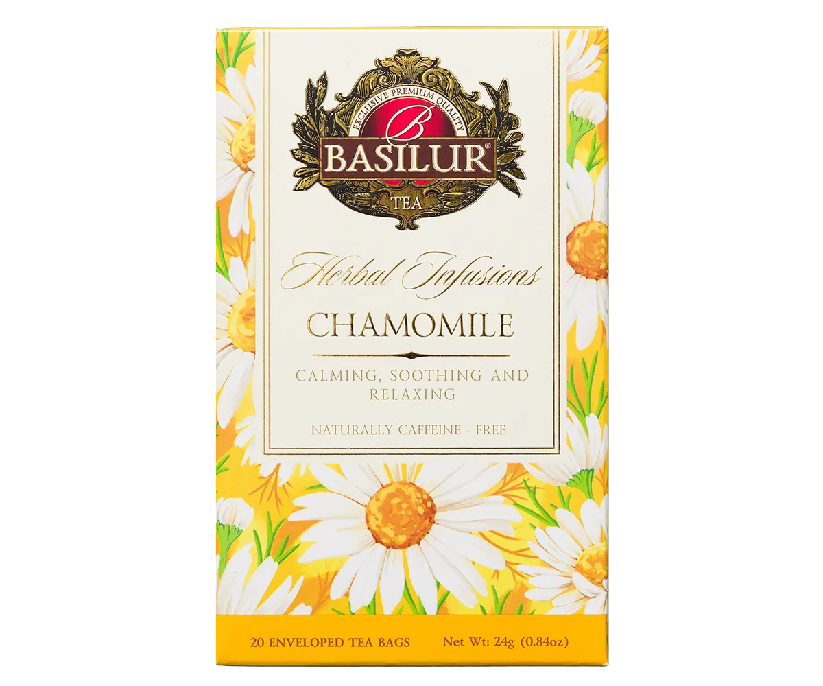 Basilur Herbal Infusions Kamille urtete 20 breve blomstret