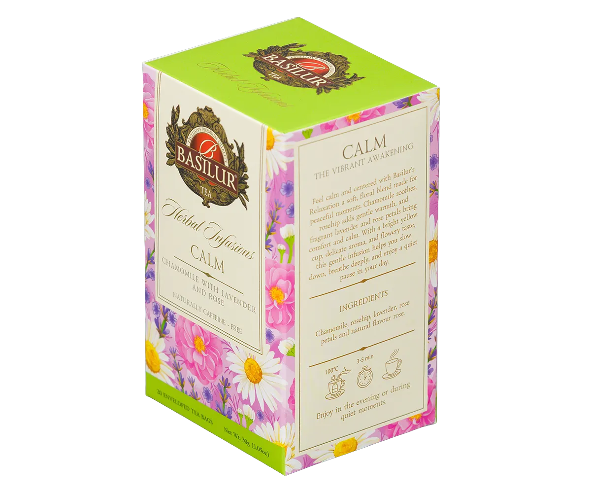 Basilur Herbal Infusions Calm urtete 20 breve kamille