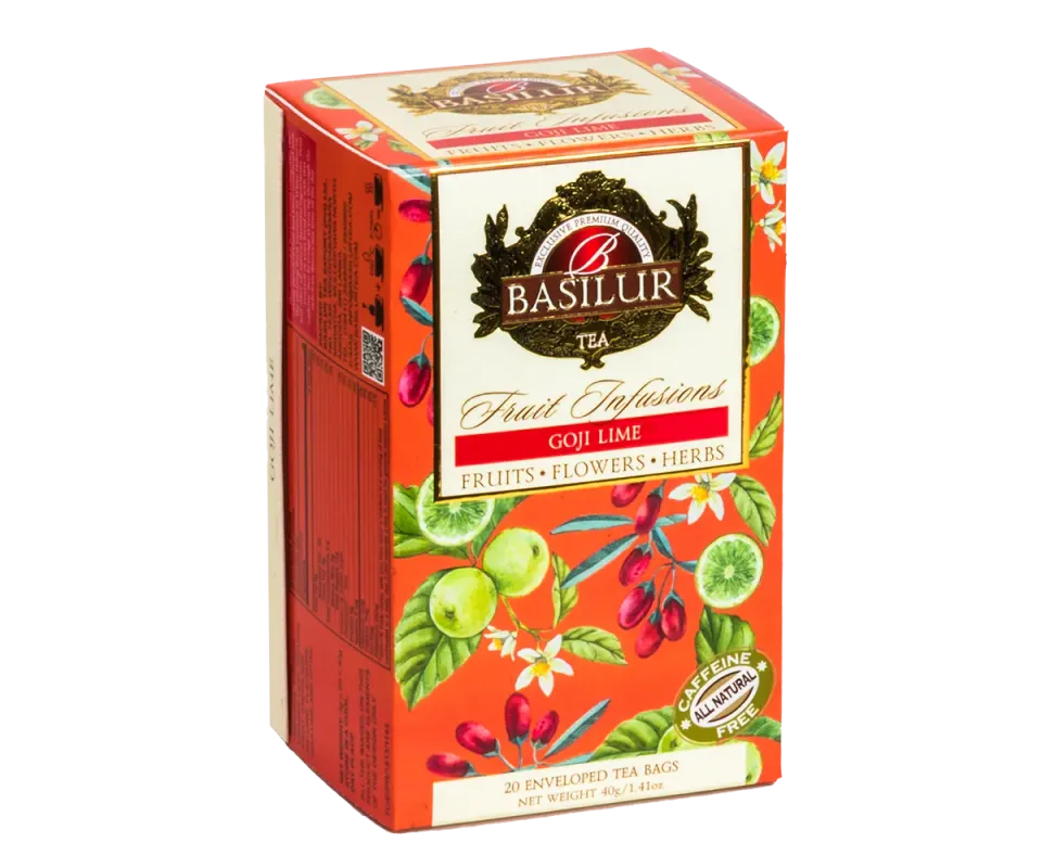 Basilur Magic Fruits Goji Lime frugtte 20 breve sød-sur