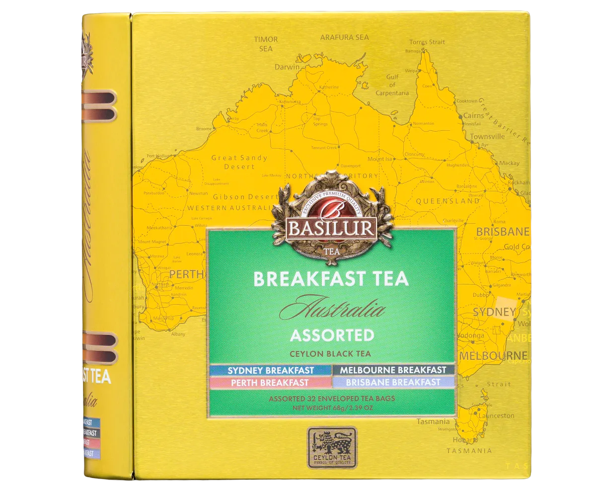Basilur Breakfast Tea Australian Breakfast sort te 32 breve kraftig
