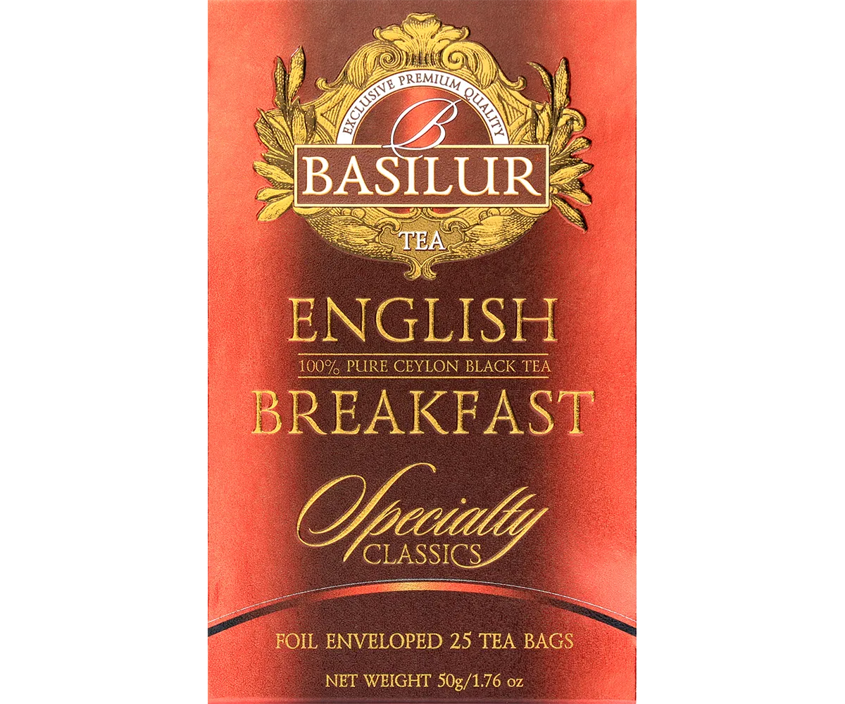 Basilur Specialty Classics English Breakfast sort te 25 breve kraftig